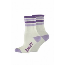 Girls striped knee socks Y202-5981
